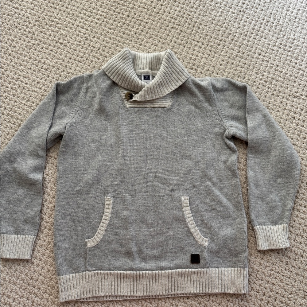 Janie and Jack Gray Turtleneck Sweater